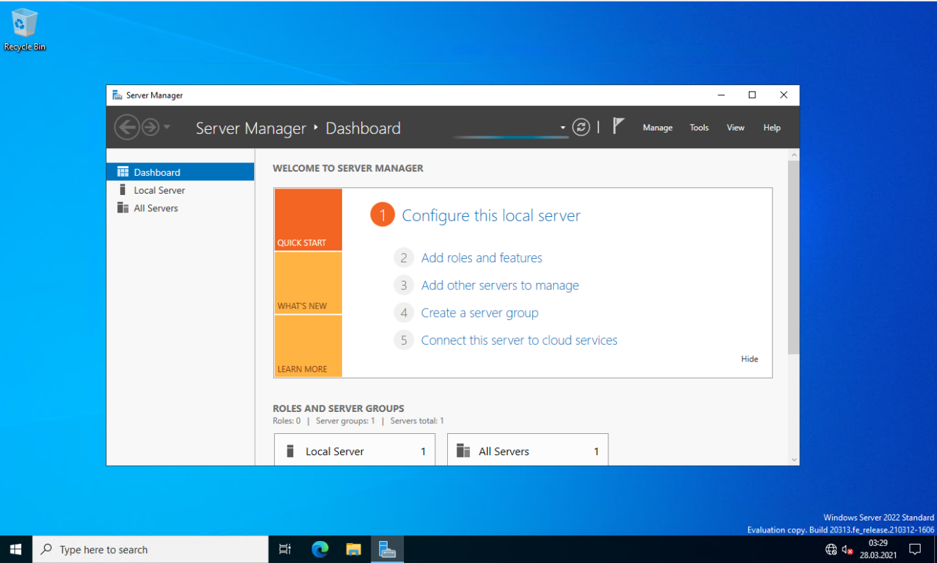 First look at Windows Server 2022 – ajni.IT